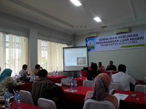 Disperindag Aceh Gelar Sosialisasi Kebijakan Perdagangan Luar Negeri